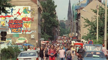 Hier wurde vor 30 Jahren die „Bunte Republik Neustadt“ ausgerufen.