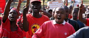 Proteste in Südafrika