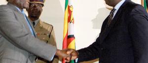 Mugaba und Tsvangirai
