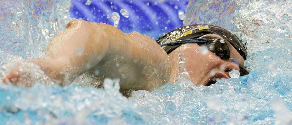 Peking 2008 - Schwinmmen Britta Steffen gewinnt Gold