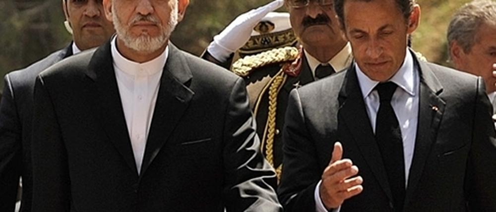 Sarkozy in Afghanistan
