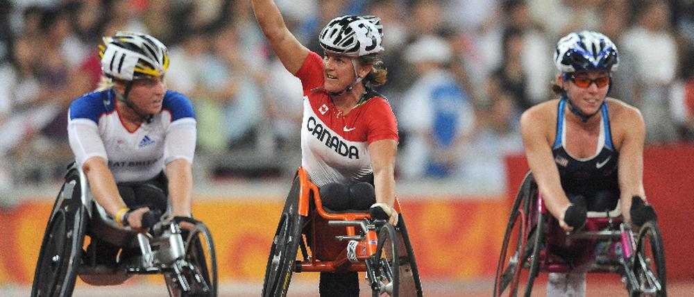 Paralympics - 5000M Rollstuhl - Kanadierin Roy jubelt zu früh - Rennen wird wiederholt