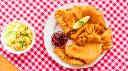 Das Wiener Schnitzel aus dem Mutzenbacher’s Schnitzelpuff