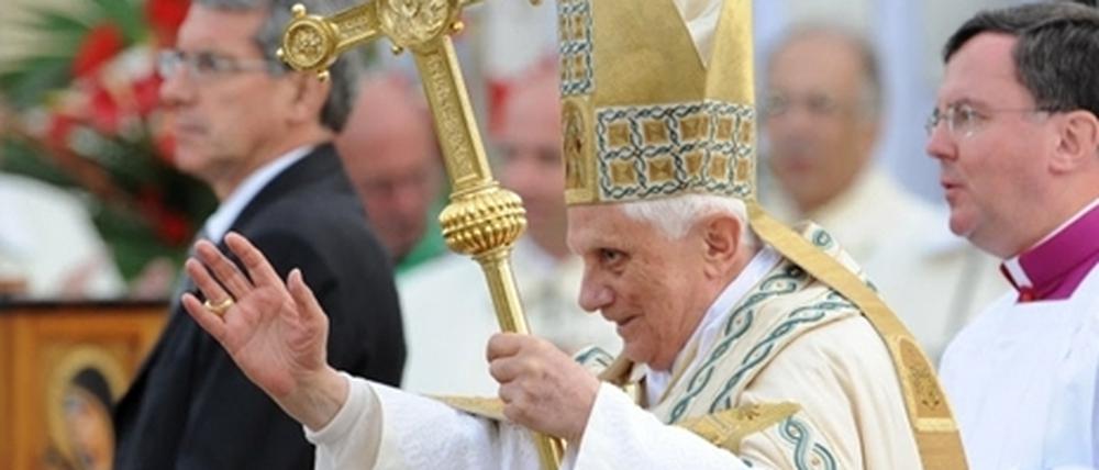 Papst in Lourdes