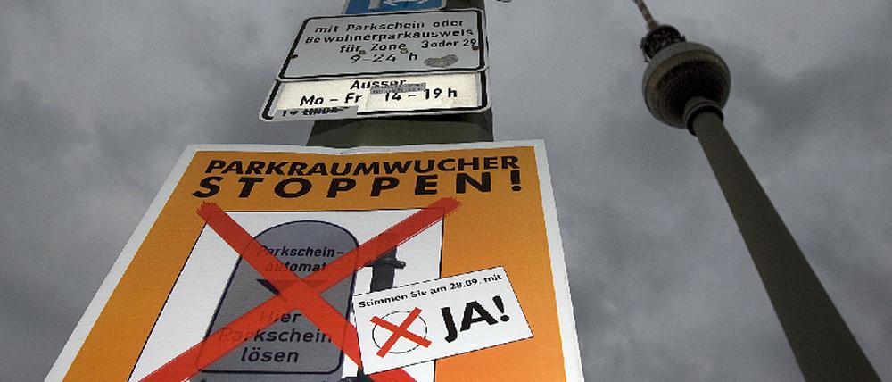 Bürgerentscheid zu Parkgebühren in Berlin-Mitte