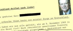 bismarck schreiben