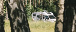 Tagesspiegel-Reporter Andreas Austilat und seine Frau unterwegs im Camper