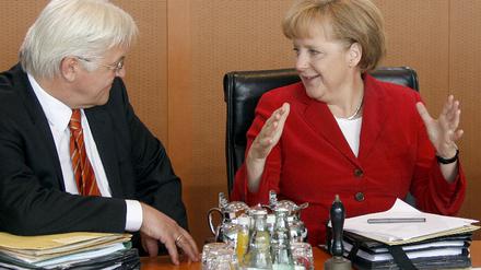 Kabinett - Merkel Steinmeier