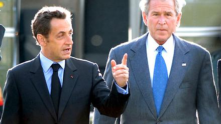 Sarkozy und Bush