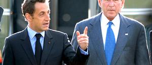 Sarkozy und Bush
