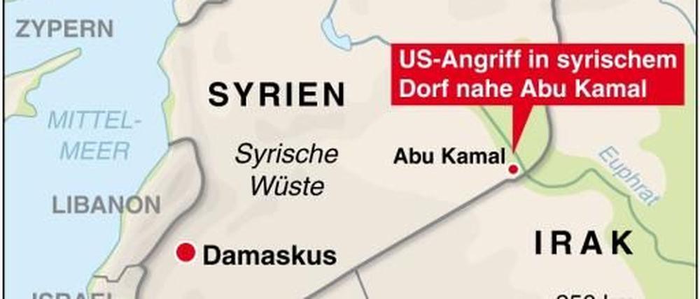 US-Angriff auf Haus in syrischen Dorf (ai-eps)