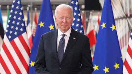 Joe Biden zu Gast beim EU-Gipfel am 15. Mai.