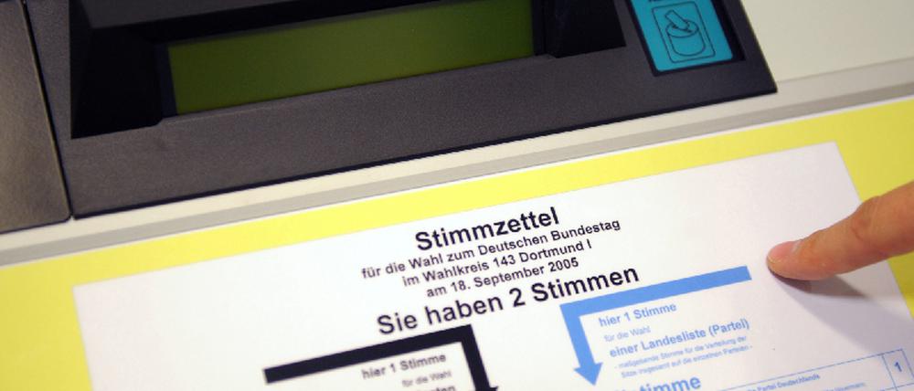 Wahlmaschine Wahlcomputer