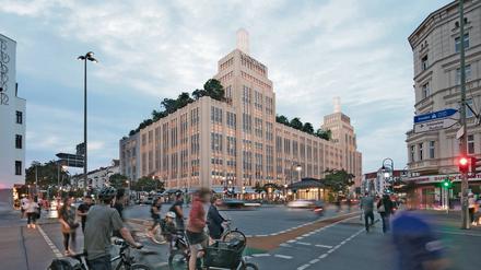 Karstadt-Hermannplatz-Illustration von 2020.