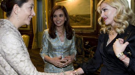 Betancourt, Kirchner, Madonna