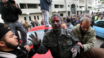 Verletzter in Gaza