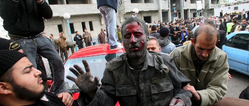 Verletzter in Gaza