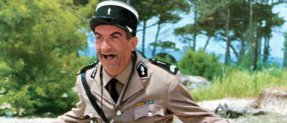 Nein, Nudisten! In der französischen Komödie „Der
Gendarm von Saint Tropez“ von 1964 machte Nervenbündel Louis de Funès Jagd auf Nacktbadende.