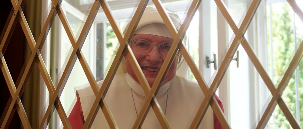 Oberin Maria Mechthildis im Kloster St. Gabriel.