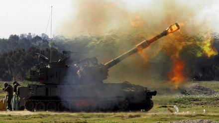 Israelische Artillerie