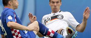 Ivica Olic und Lukas Podolski
