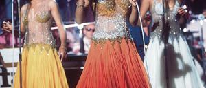 Stars, Stars, Stars. Die Supremes um Diana Ross bei einem Auftritt in Montreux 1976.