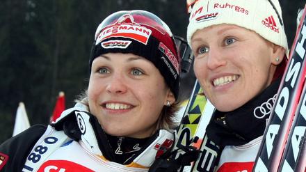 Biathlon Neuner und Wilhelm