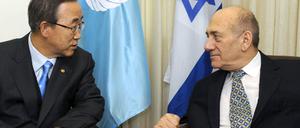 Ban Ki Moon, Olmert, 20.1.09