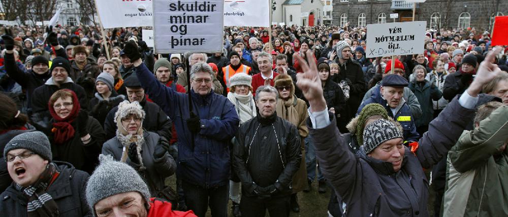 Island Proteste