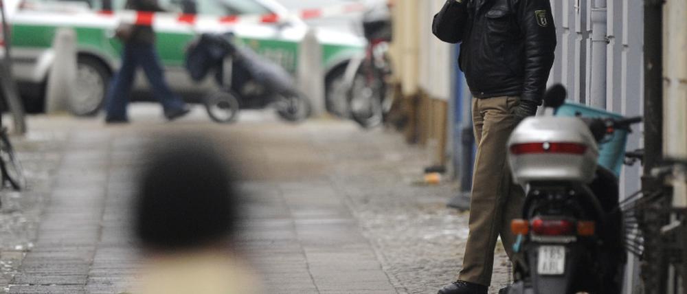 Rohrbomben Absperrung