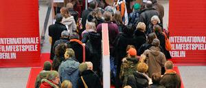 Berlinale anstehen