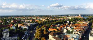 Blick vom Rathausturm.