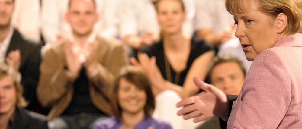 Merkel beim RTL Townhall-Meeting