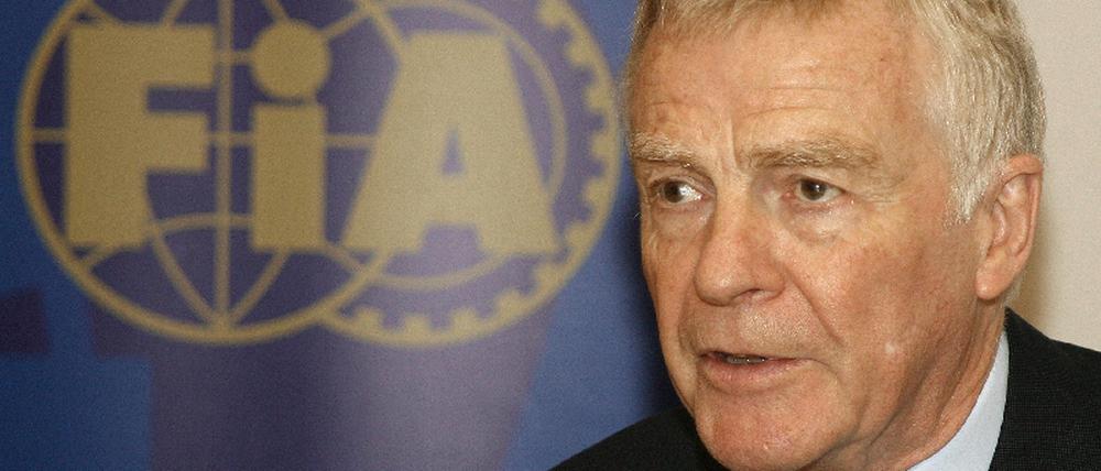 FIA-Präsident Mosley will Todt als Nachfolger