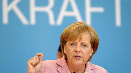 Wahlkampf - Merkel