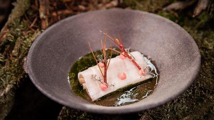 Gang aus dem Menü des Rutz Restaurants (März 2021)