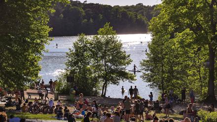 Beliebt als Badeziel - und für günstige Studiwohnungen: Der Berliner Orsteil Schlachtensee.