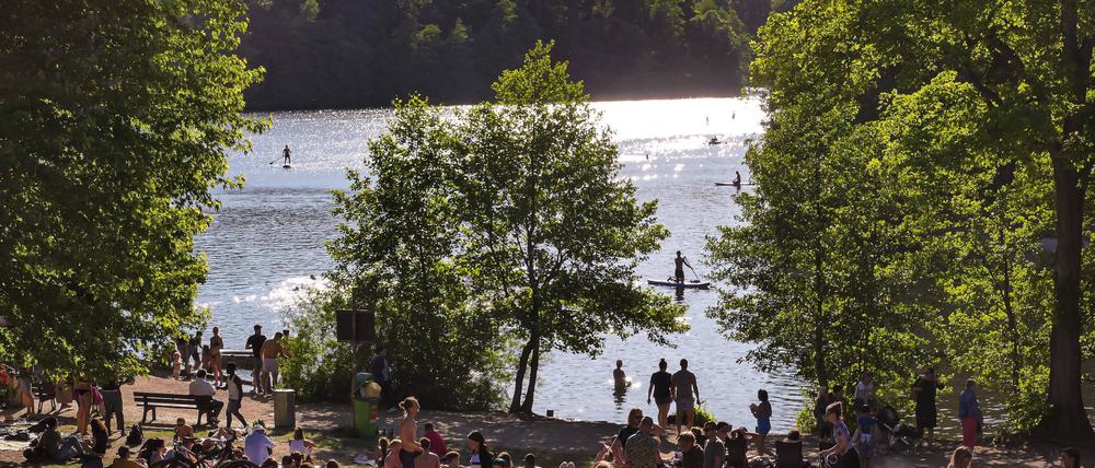 Beliebt als Badeziel - und für günstige Studiwohnungen: Der Berliner Orsteil Schlachtensee.