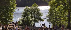 Beliebt als Badeziel - und für günstige Studiwohnungen: Der Berliner Orsteil Schlachtensee.
