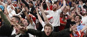 Feiern, singen, schreien. Nach einem Ereignis wie diesem im Londoner Wembley-Stadion erreichen die Corona-Inzidenzen in Schottland Höchstwerte.