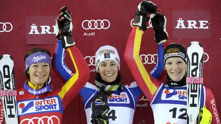 Slalom - Maria und Susanne Riesch