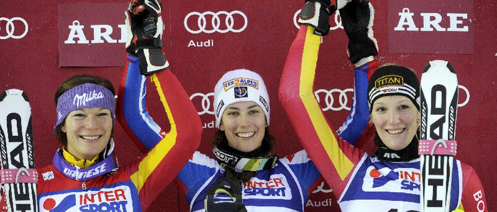 Slalom - Maria und Susanne Riesch