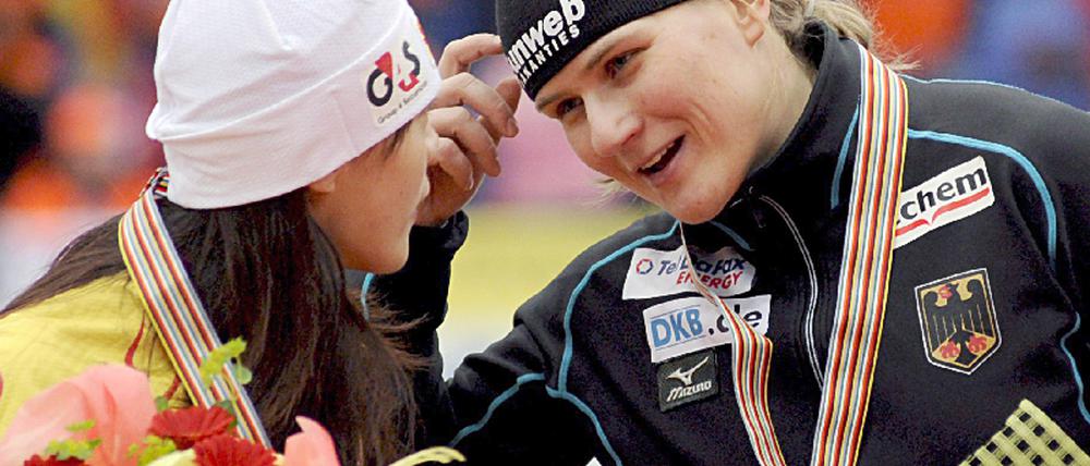 Eisschnelllauf-WM - 500 Meter - Jenny Wolf siegt