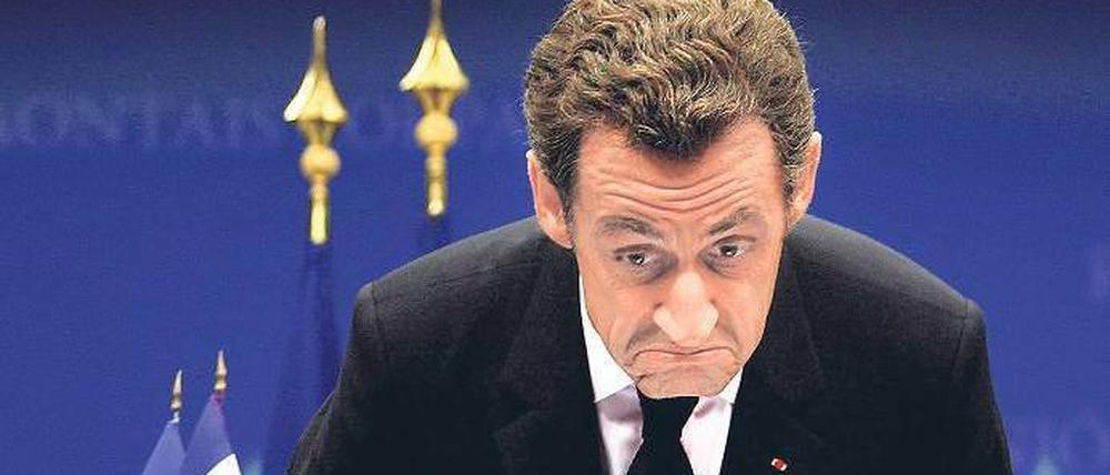 Sarkozy versucht zu punkten.