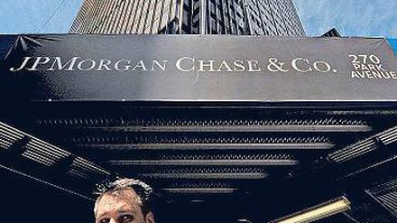 Gewinner der Krise. Während andere Institute taumelten, schrieb der weitverzweigte JP Morgan-Konzern noch solide Gewinne. In keinem einzigen Quartal verlor die US-Bank Geld. Foto: dpa