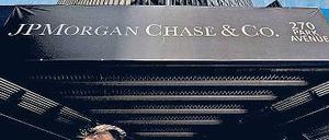 Gewinner der Krise. Während andere Institute taumelten, schrieb der weitverzweigte JP Morgan-Konzern noch solide Gewinne. In keinem einzigen Quartal verlor die US-Bank Geld. Foto: dpa