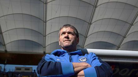 Friedhelm Funkel könnte auch in der Zweiten Liga Herthas Trainer bleiben.