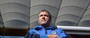 Friedhelm Funkel könnte auch in der Zweiten Liga Herthas Trainer bleiben.