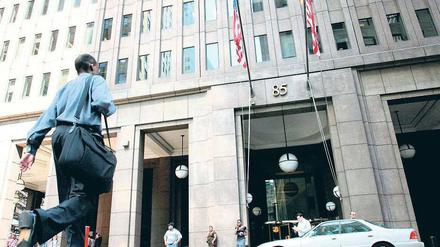 Angeklagt. Das Bankhaus Goldman Sachs muss nach Ansicht von Experten mit einer Milliarden-Strafe rechnen. Foto: dpa