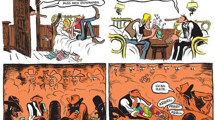 Das Wesen des Westerns. Szene aus dem zweiten Band der Reihe, der kürzlich auf Deutsch erschienen ist.